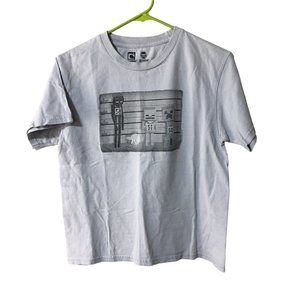 JINX OFFICIAL MINECRAFT LINEUP GREY T-SHIRT YOUTH SIZE LARGE
